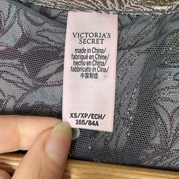 VICTORIA'S Secret Dream Angels Shine Brocade Bodysuit Size XS - Picture 5 of 7
